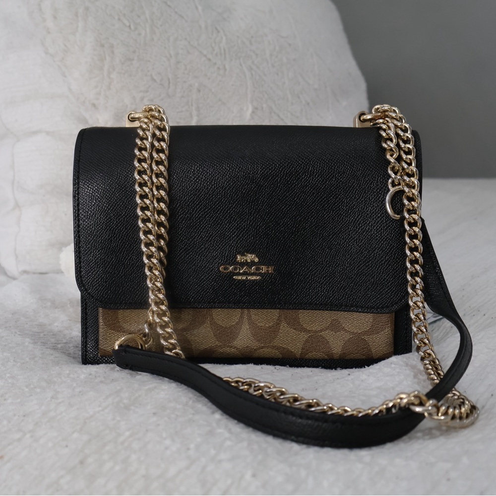 Coach Black and Brown Crossbody/Shoulder Bag